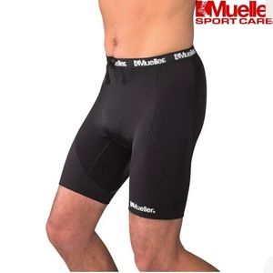 Mueller Men’s Sports Athletic Compression Drawstring Shorts With Stretch Panels